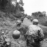 A View of French Troops Fighting in Vietnam in the 1950s