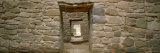 Green Sandstone Walls and Multiple Doorways in West Ruin Plaza