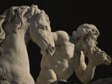 Close View of the Trevi Fountain in Rome