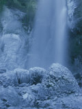 Tower Falls  Winter  Yellowstone National Park  Wyoming
