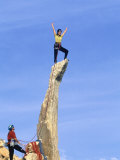 Rock Climbers  Joshua Tree  CA