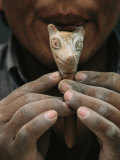 Ancient Wari Indian Whistle Made in the Likeness of a Fox