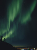 The Aurora Borealis Creates Beautiful Patterns in the Night Sky