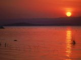 Sunset Over Water  Kenya