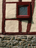 Medieval Architecture on a Half-Timbered Building  Vannes  Brittany  France