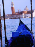 Looking Out from San Marco Over Gondola  Venice  Italy