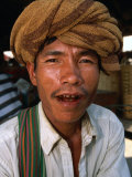 Portrait of Man  Looking at Camera  Myanmar (Burma)