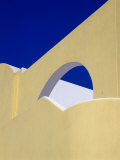 Angular Architectural Features Against Blue Sky  Santorini Island  Southern Aegean  Greece