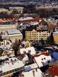 Old and New Towns Seen from Spire of St Peter's Church  Riga  Latvia