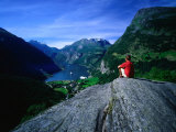Lookout at Flydalsjuvet  Geiranger  Norway