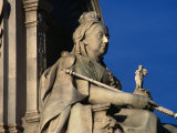 Part of the Queen Victoria Memorial in Front of Buckingham Palace  London  England