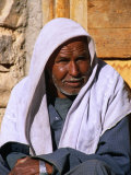 Bedouin Man at Village of Matar in Wadi Shagg  Sinai  Egypt