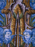 Traditional Azulejos Design on Camara Municipal  Cascais  Portugal