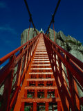 Stairway Leading to View of Park  Daedunsan Provincial Park  South Korea