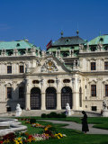 Gardens Outside Southern Facade of Upper Belvedere Schloss Belvedere  Vienna  Austria