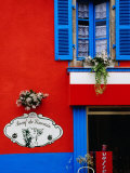 Supermarket Facade  Loctudy  Brittany  France