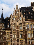 The Wonderful Guildhouses on Grote Markt  Antwerp  Belgium