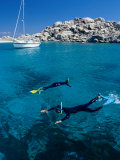 Two People Snorkelling  France