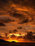Sun Setting Over Patong Beach  Phuket  Thailand