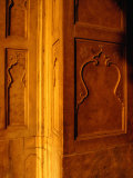 Carved Wall Panels at the Red Fort  Delhi  India