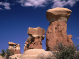 Rock Formations at Devils' Garden  Grand Staircase-Escalante National Monument  Utah  USA