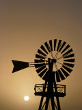 Windmill at Sunset  Isla De Lanzarote  Canary Islands  Spain
