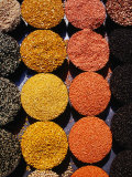 Pulses and Grains at Azadpur Market  Delhi  India