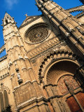 Facade of Palma Cathedral  Palma De Mallorca  Spain