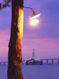 Oil Platform  Rio Niteroi Bridge  Guanabara Bay