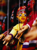 Marionettes of Hindu Deities Hanging Outside Shop  Kathmandu  Nepal