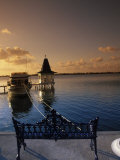 Sunset Over the Lagoon  Cancun  Mexico