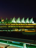 Sails of Canada Place at Night  Vancouver  Canada