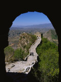 A View Through an Arched Window of the Great Wall