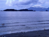 Two Girls at the Beach  Sitka  Alaska