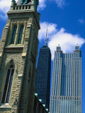 Contrast Between Three City Towers