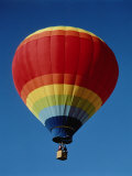 Colorful Hot Air Balloon in Sky  Albuquerque  New Mexico  USA