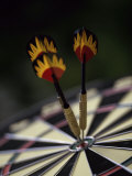 Two Darts on the Bull's-Eye of a Dart Board