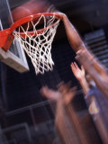 Human Hands with a Basketball Hoop