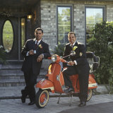 Well Dressed Men with a Scooter