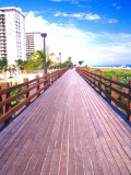 Boardwalk  South Beach  Miami  Florida  USA