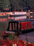 Basin Linking Canal to River Avon  Stratford-on-Avon  England