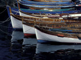 Boats in Harbor  Cinque Terre  Italy
