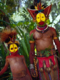 Huli Wigmen  Traditional Body Decoration  Papua New Guinea