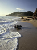 Atlantic Beach of St Kitts  Caribbean