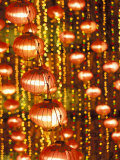 Beijing Hotel Lobby and Red Chinese Lanterns  China
