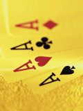 Four Aces in a Hand of Playing Cards