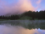 Tipsoo Lake Dawn  Mt Rainier National Park  Washington  USA