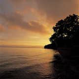 Sunset over a Sea