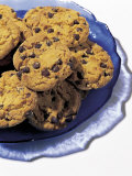 Plate of Chocolate Chip Cookies
