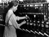 A Fourteen-Year-Old Girl Working as a Spool Tender